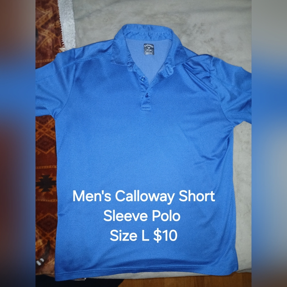 Callaway Men's Vibrant Blue Polo Shirt